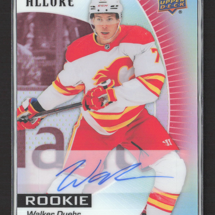 2024 Upper Deck Allure Walker Duehr #118 Red Rainbow Auto