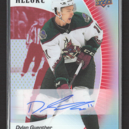 2024 Upper Deck Allure Dylan Guenther #71 Red Rainbow Auto