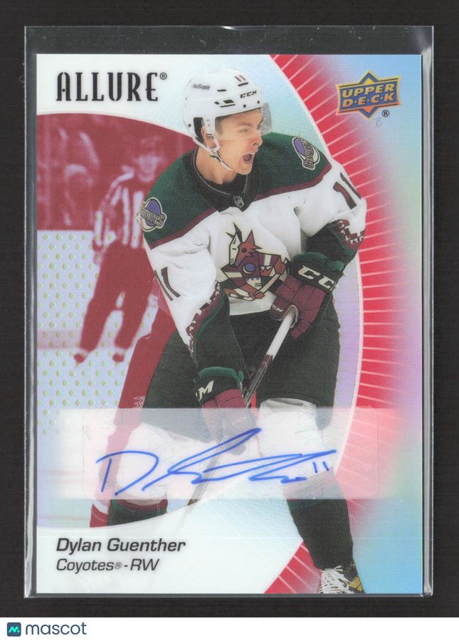 2024 Upper Deck Allure Dylan Guenther #71 Red Rainbow Auto