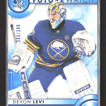 2024 Upper Deck SP Authentic Future Watch Devon Levi #103 Limited 385/399