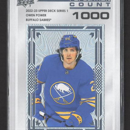 2022 Upper Deck Series 1 Population Count Owen Power #PC-28 1000