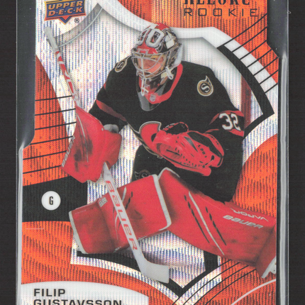 2022 Upper Deck Allure Filip Gustavsson #148 Orange Slice