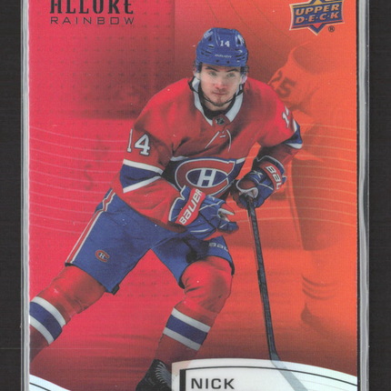 2022 Upper Deck Allure Rainbow Nick Suzuki #R-66 Red/Orange