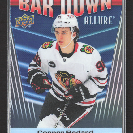 2024 Upper Deck Allure Bar Down Connor Bedard #BD-10