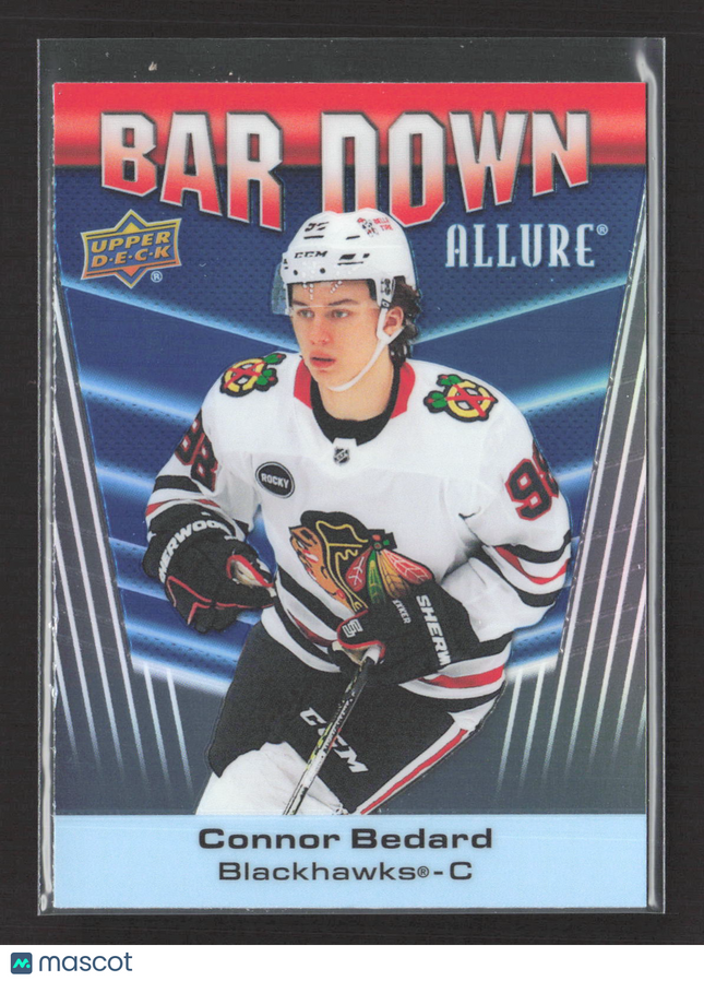 2024 Upper Deck Allure Bar Down Connor Bedard #BD-10