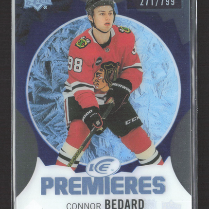 2024 Upper Deck Ice Ice Premieres Connor Bedard #250 271/799
