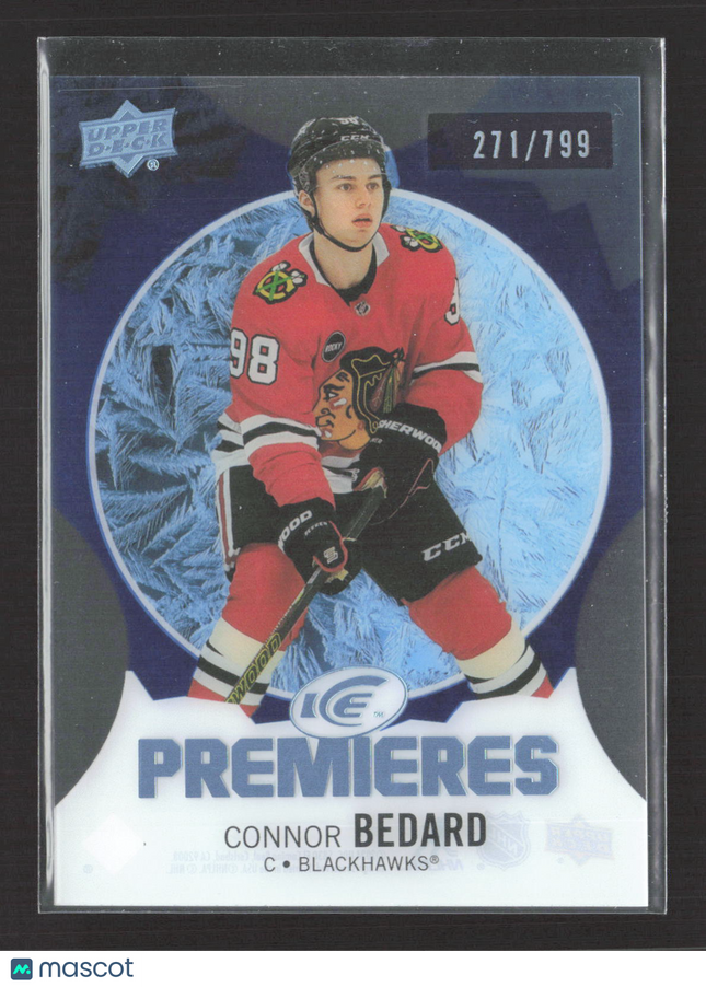 2024 Upper Deck Ice Ice Premieres Connor Bedard #250 271/799