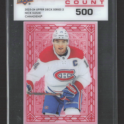 2024 Upper Deck Series 2 Population Count Nick Suzuki #PC-41 500