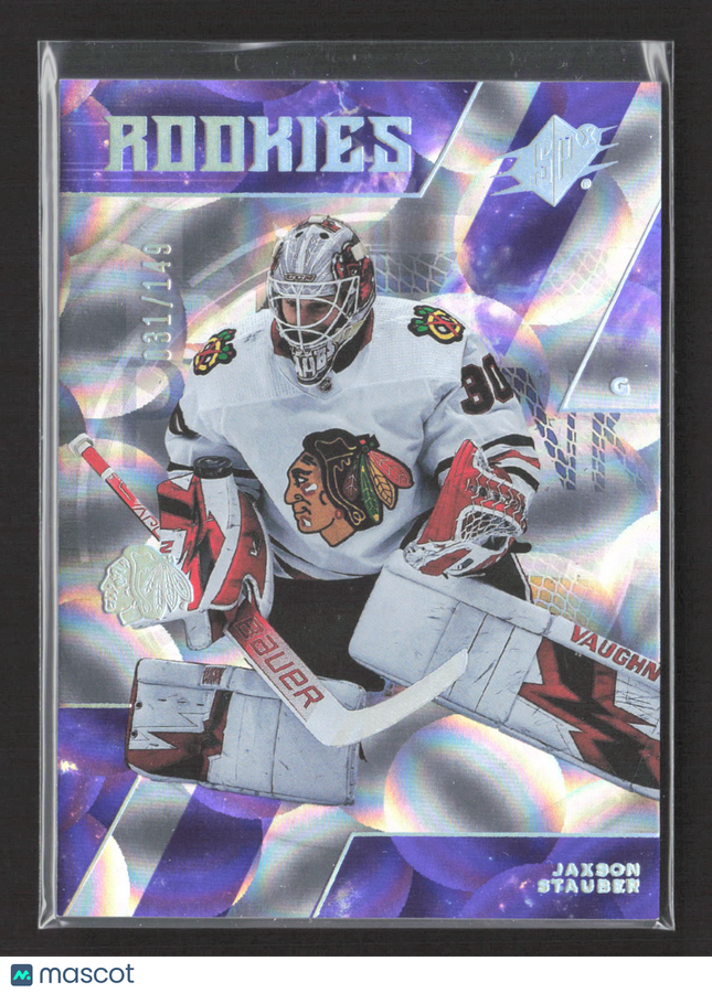 2024 Upper Deck SPx Jaxson Stauber #182 Parallax Purple 031/149