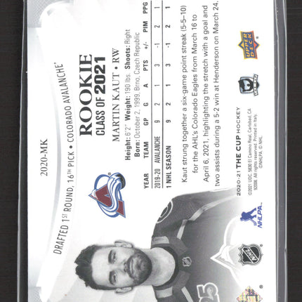 2020 Upper Deck The Cup Rookie Class Martin Kaut #2020-MK /249