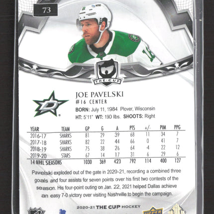 2021 Upper Deck The Cup Joe Pavelski #73 074 /249