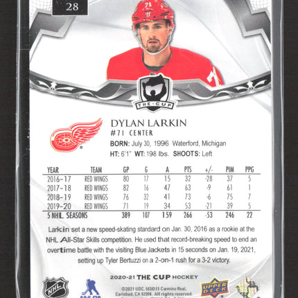 2021 Upper Deck The Cup Dylan Larkin #28 141 / 249