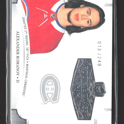 2021 Upper Deck The Cup Rookie Class Alexander Romanov #2021-AR 3 / 249