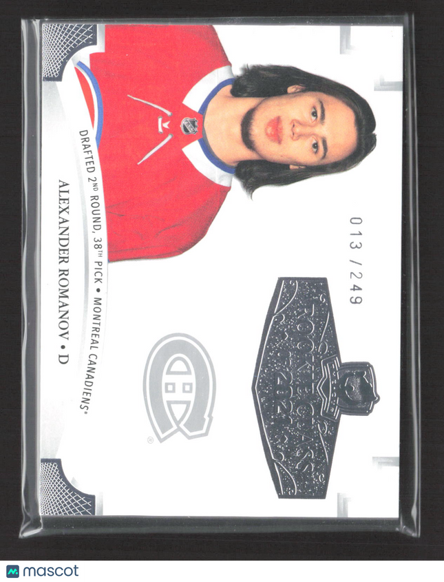2021 Upper Deck The Cup Rookie Class Alexander Romanov #2021-AR 3 / 249