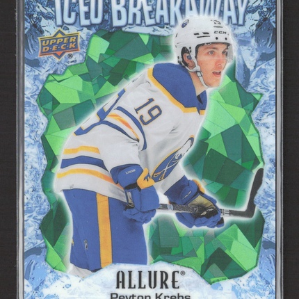 2024 Upper Deck Allure Iced Breakaway Peyton Krebs #IB-21 Green 218/249