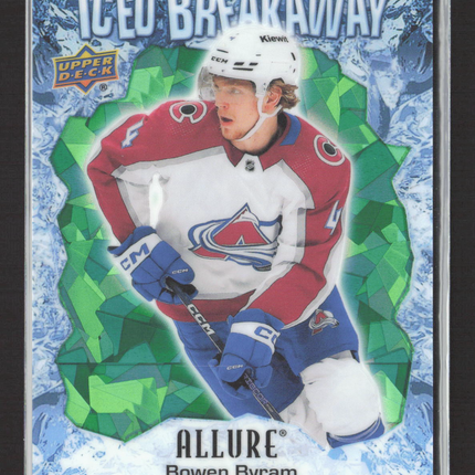 2024 Upper Deck Allure Iced Breakaway Bowen Byram #IB-6 Green 183/249