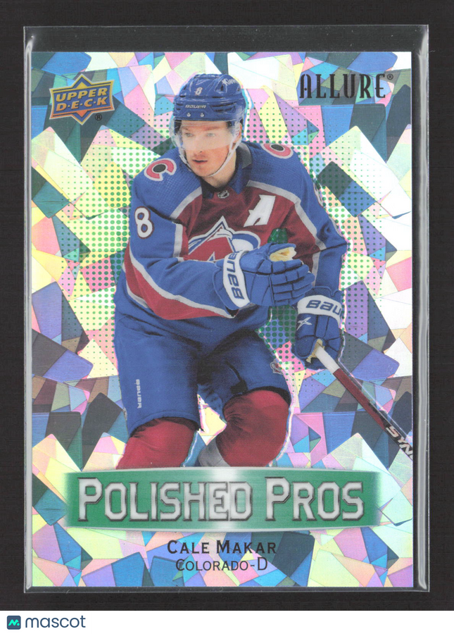 2024 Upper Deck Allure Polished Pros Cale Makar #PP-1 Green 051/249