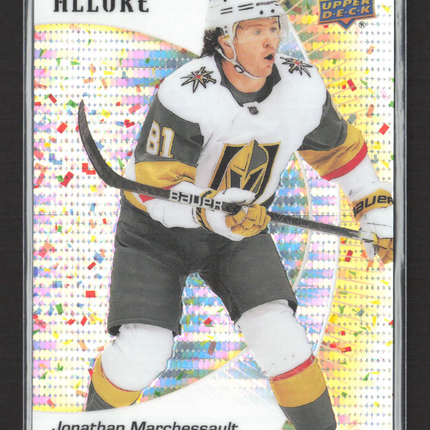 2023 Upper Deck Allure Jonathan Marchessault #92 Gold Glitter Bomb 025/199