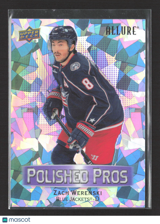 2024 Upper Deck Allure Polished Pros Zach Werenski #PP-3 Purple 09/10