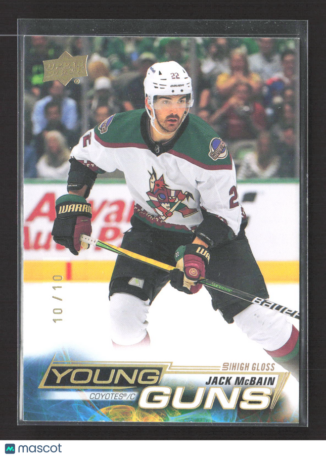 2022 Upper Deck Series 1 Young Guns Jack McBain #230 High Gloss /10