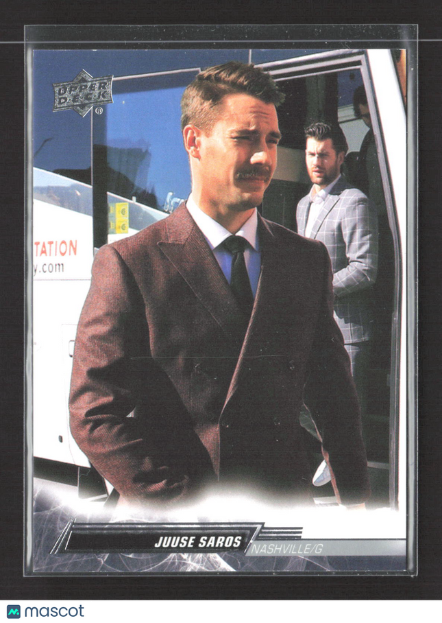 2022 Upper Deck Series 1 Juuse Saros #105