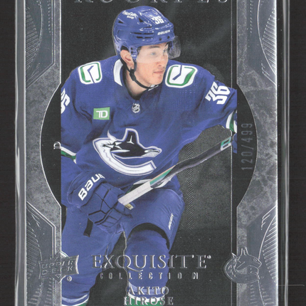2024 Upper Deck Exquisite Collection Akito Hirose #R18 120/499