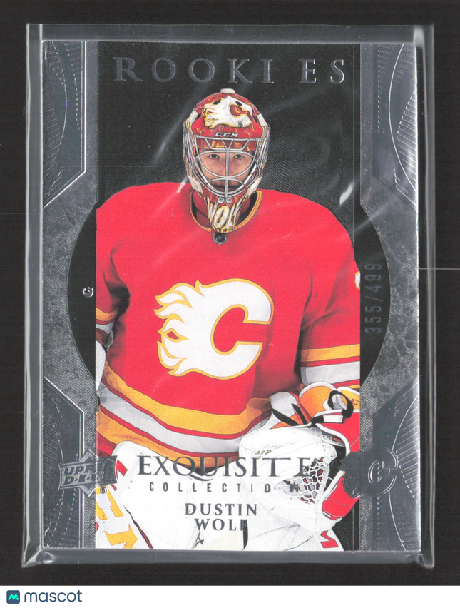 2023 Upper Deck Exquisite Collection Dustin Wolf #R29 355/499