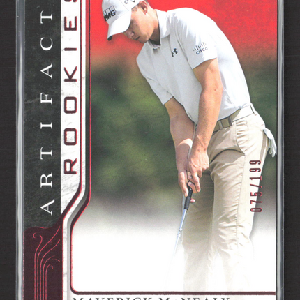 2021 Upper Deck Artifacts Golf Maverick McNealy #65 075/199