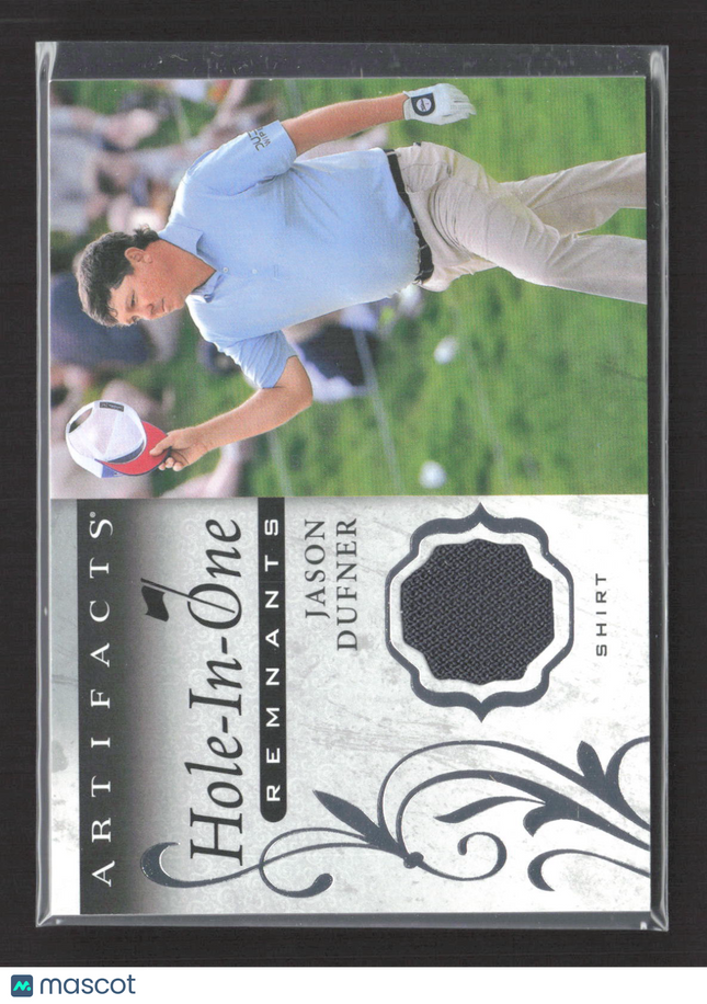 2012 Upper Deck Artifacts Golf Hole-In-One Remnants Jason Dufner #OR-JD Shirt