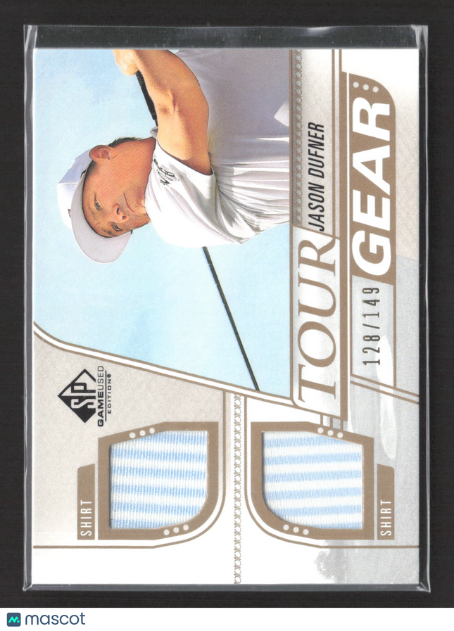 2014 Upper Deck SP Game Used Golf Tour Gear Jason Dufner #TG-JD 128/149 Shirt