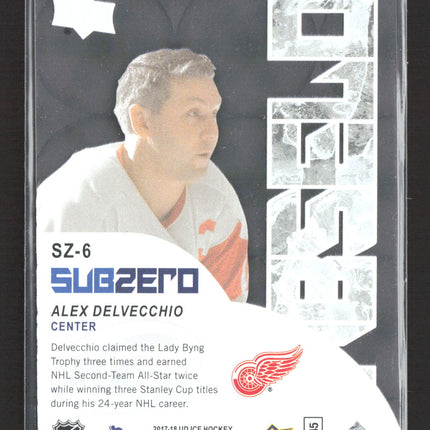 2018 Upper Deck Ice Sub Zero Alex Delvecchio #SZ-6