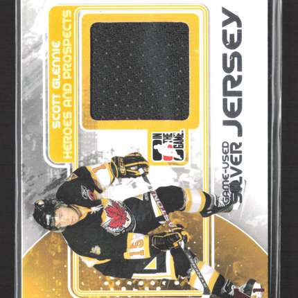 2011 In The Game Heroes and Prospects Scott Glennie #M-43 1/1 Jersey