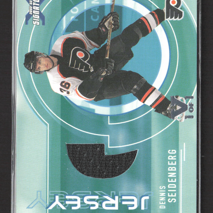 2002 In The Game Be Player Signature Series Dennis Seidenberg #SGJ-65 1/1 Jersey