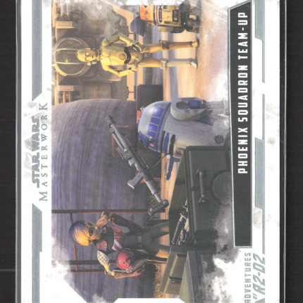 2017 Topps Star Wars Masterwork Adventures of R2-D2 Phoenix Squadron Team-Up