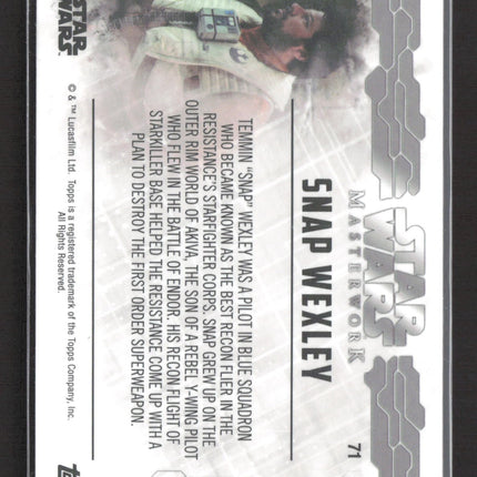 2016 Topps Star Wars Masterwork Greg Grunberg #71