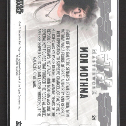 2015 Topps Star Wars Masterwork Mon Mothma #24