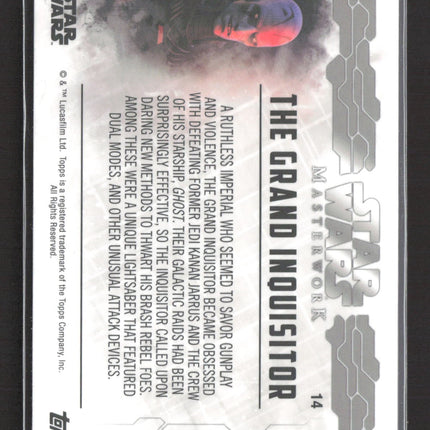 2020 Topps Star Wars Masterwork The Grand Inquisitor #14