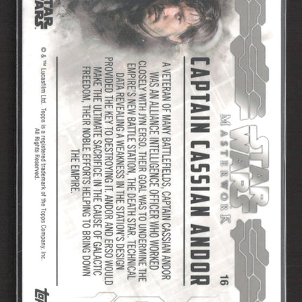 2016 Topps Star Wars Masterwork Diego Luna #16