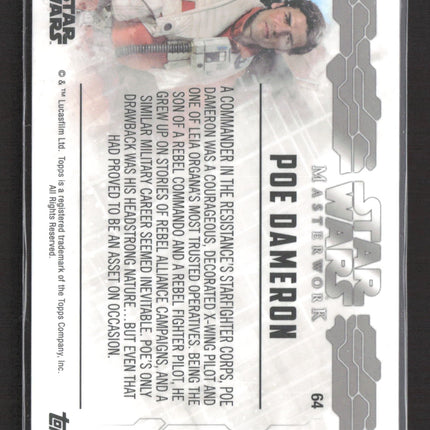 2015 Topps Star Wars Masterwork Oscar Isaac #64