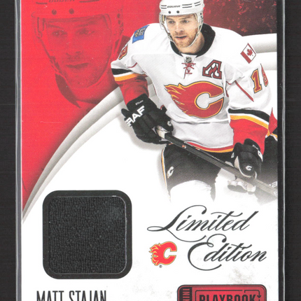2014 Panini Playbook Limited Edition Matt Stajan #LE-SJN 84/99 Jersey