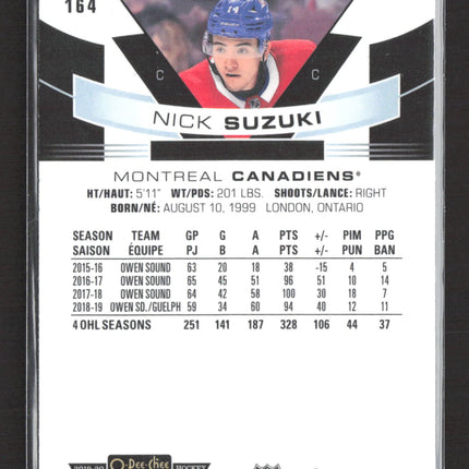 2020 O-Pee-Chee Platinum Marquee Rookies Nick Suzuki #164