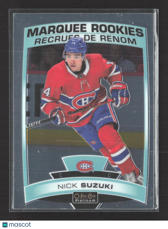2020 O-Pee-Chee Platinum Marquee Rookies Nick Suzuki #164