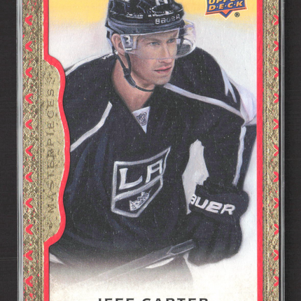 2015 Upper Deck Masterpieces Jeff Carter #127 Red Framed Cloth 027/100
