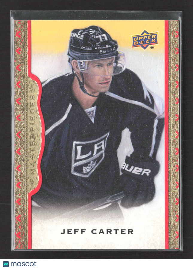 2015 Upper Deck Masterpieces Jeff Carter #127 Red Framed Cloth 027/100