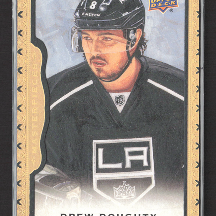 2015 Upper Deck Masterpieces Hockey Drew Doughty #88 Black Framed Leather 45/50