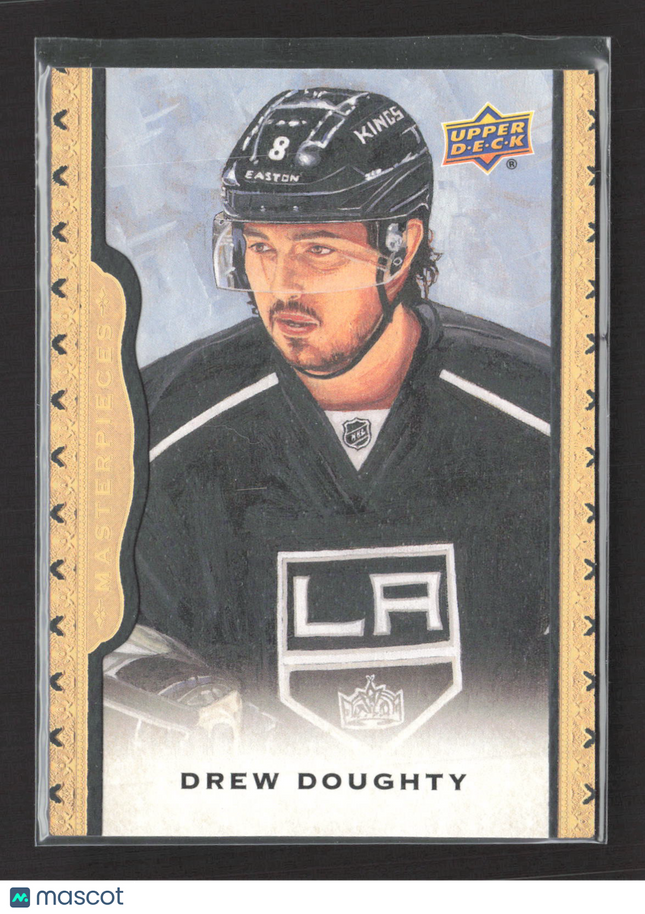 2015 Upper Deck Masterpieces Hockey Drew Doughty #88 Black Framed Leather 45/50