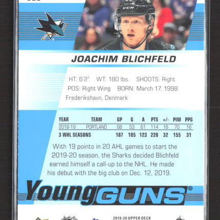 2020 Upper Deck Update Hockey Young Guns Joachim Blichfeld #523