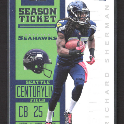 2012 Panini Contenders Season Ticket Richard Sherman #86