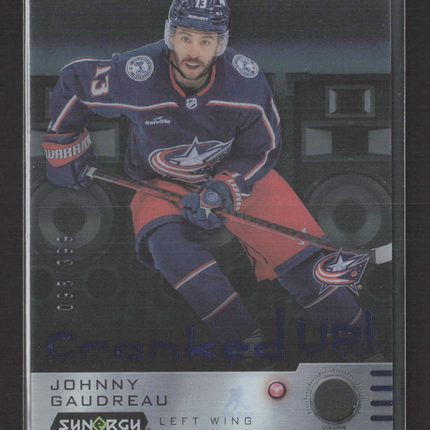 2024 Upper Deck Synergy Cranked Up Johnny Gaudreau #CR-JG 098/399