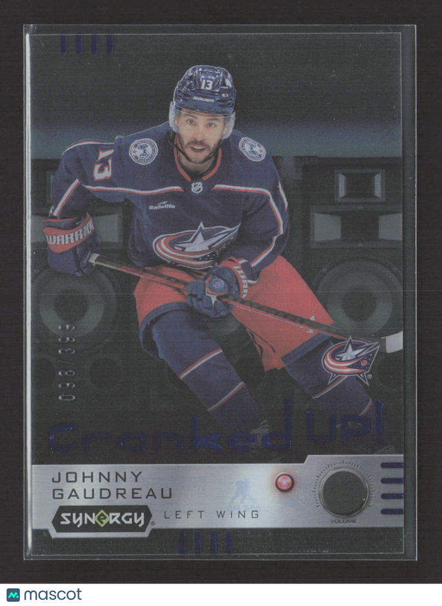 2024 Upper Deck Synergy Cranked Up Johnny Gaudreau #CR-JG 098/399